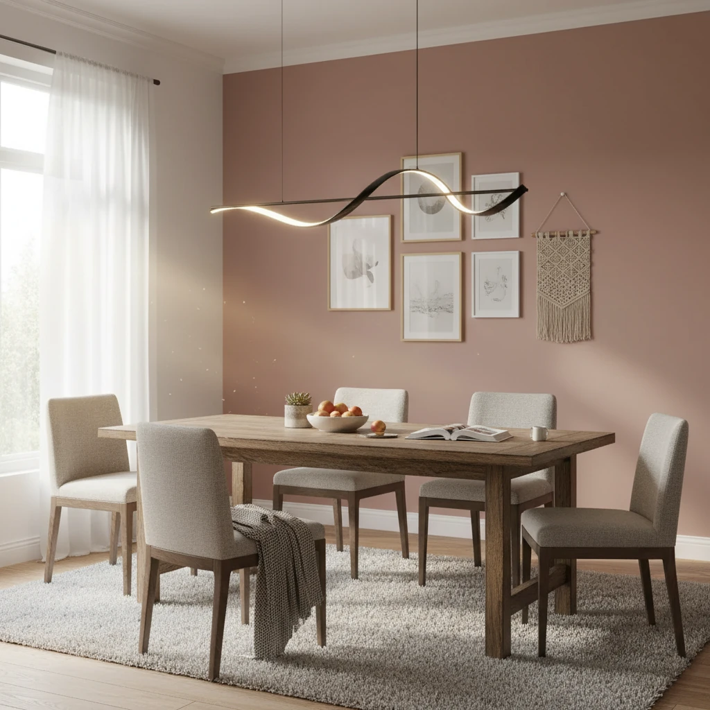 Scène de style de vie avec montage encastré en porcelaine