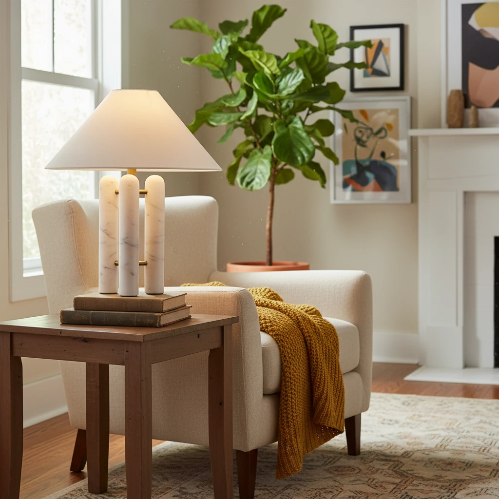 Porseleinen inbouw lifestyle-scène