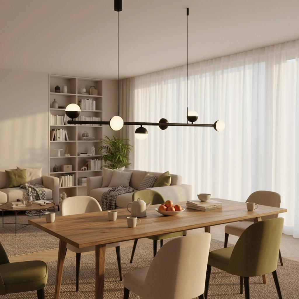 Scène de style de vie avec montage encastré en porcelaine