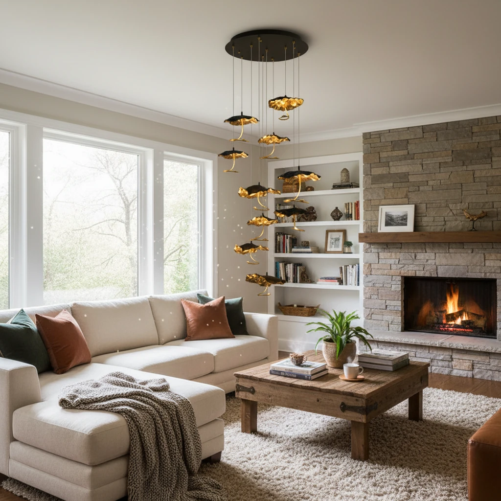 Porseleinen inbouw lifestyle-scène