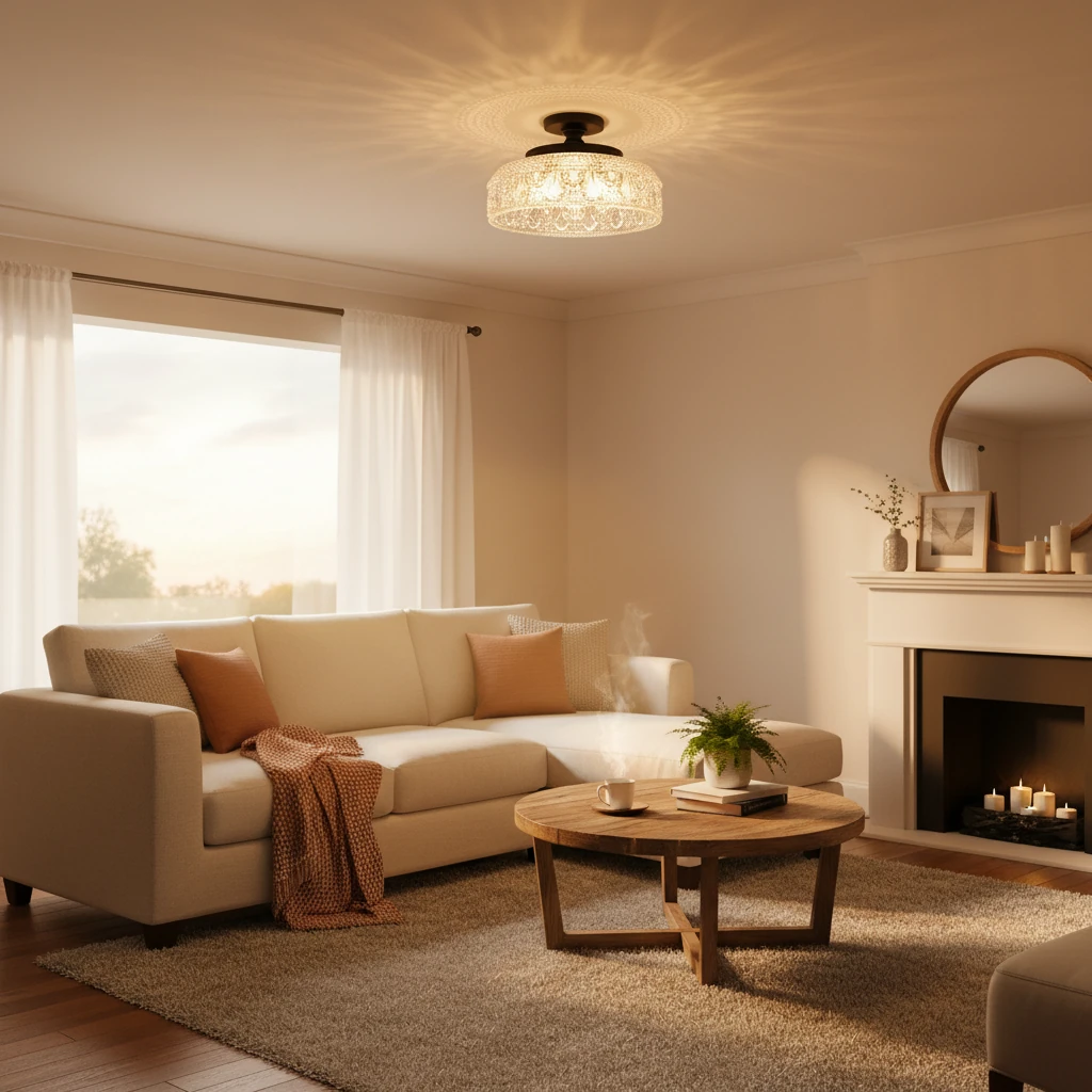 Porseleinen inbouwspiegel, lifestyle scène