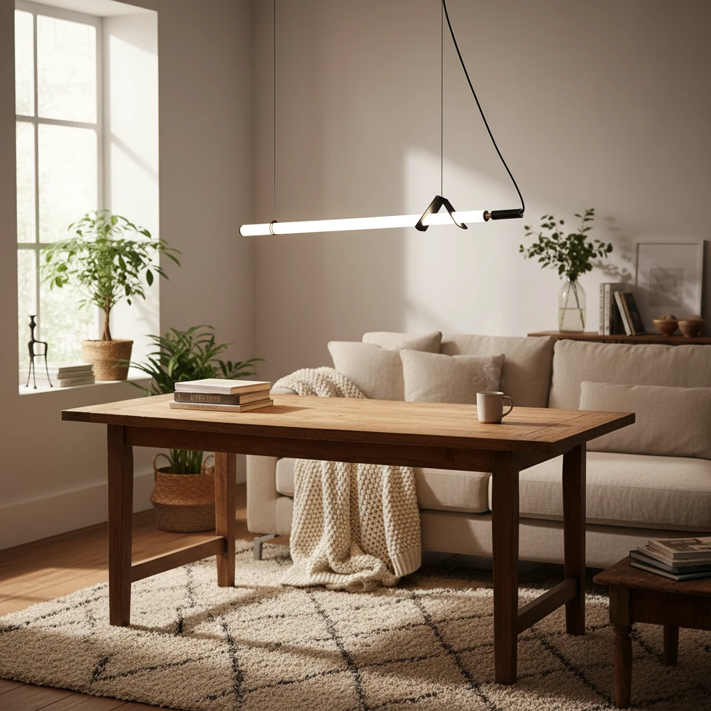Porcelain flush mount lifestyle scene