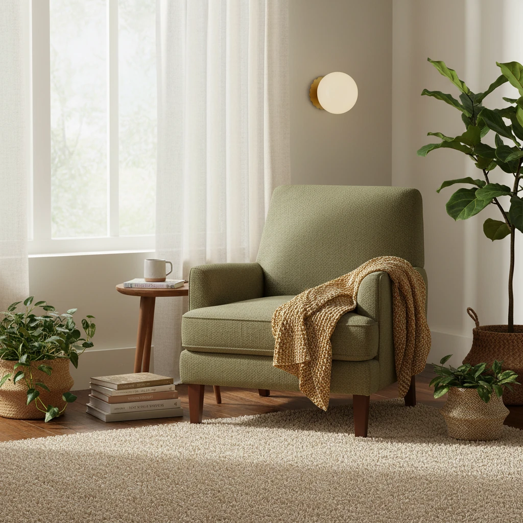 Porseleinen inbouw lifestyle-scène