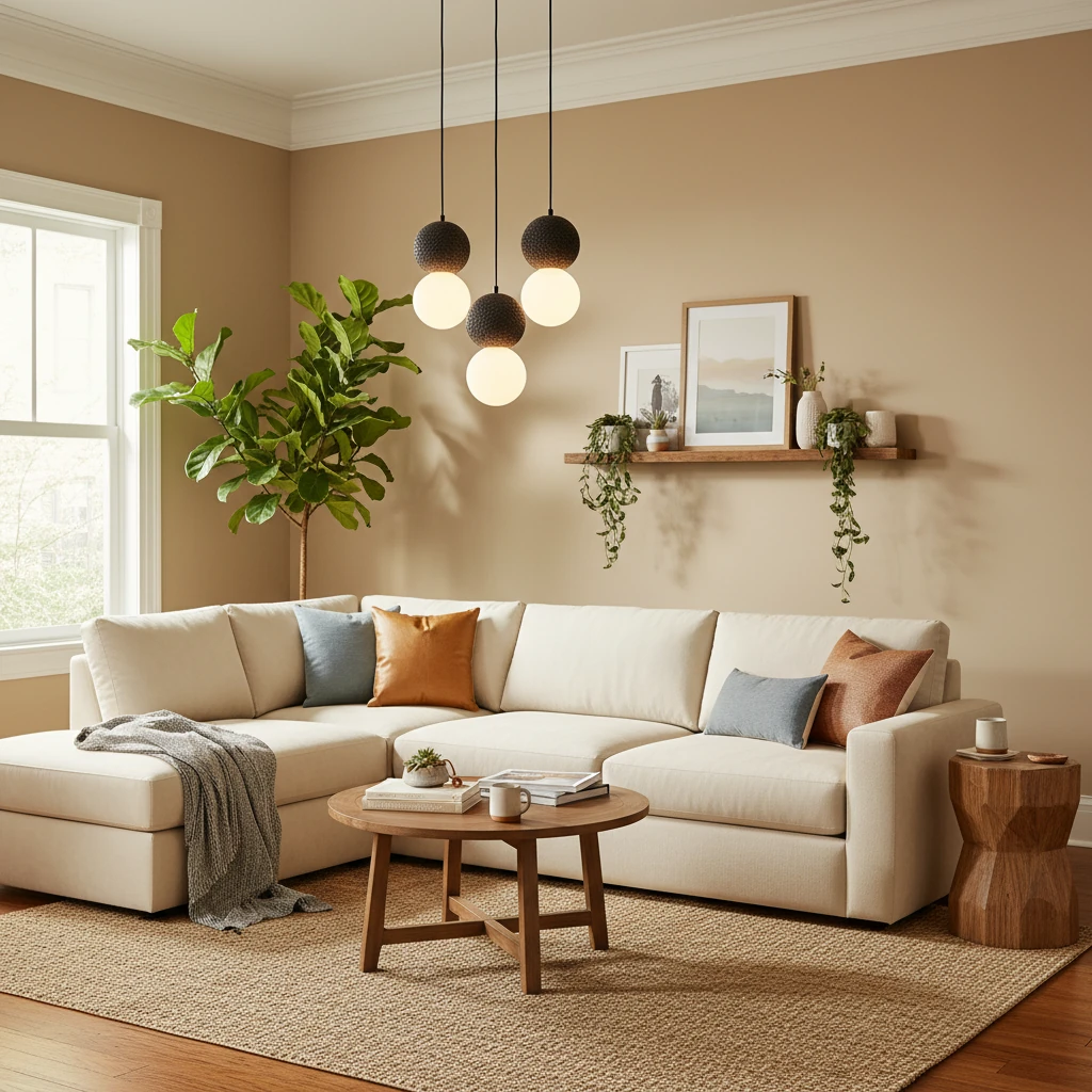 Porseleinen inbouw lifestyle-scène