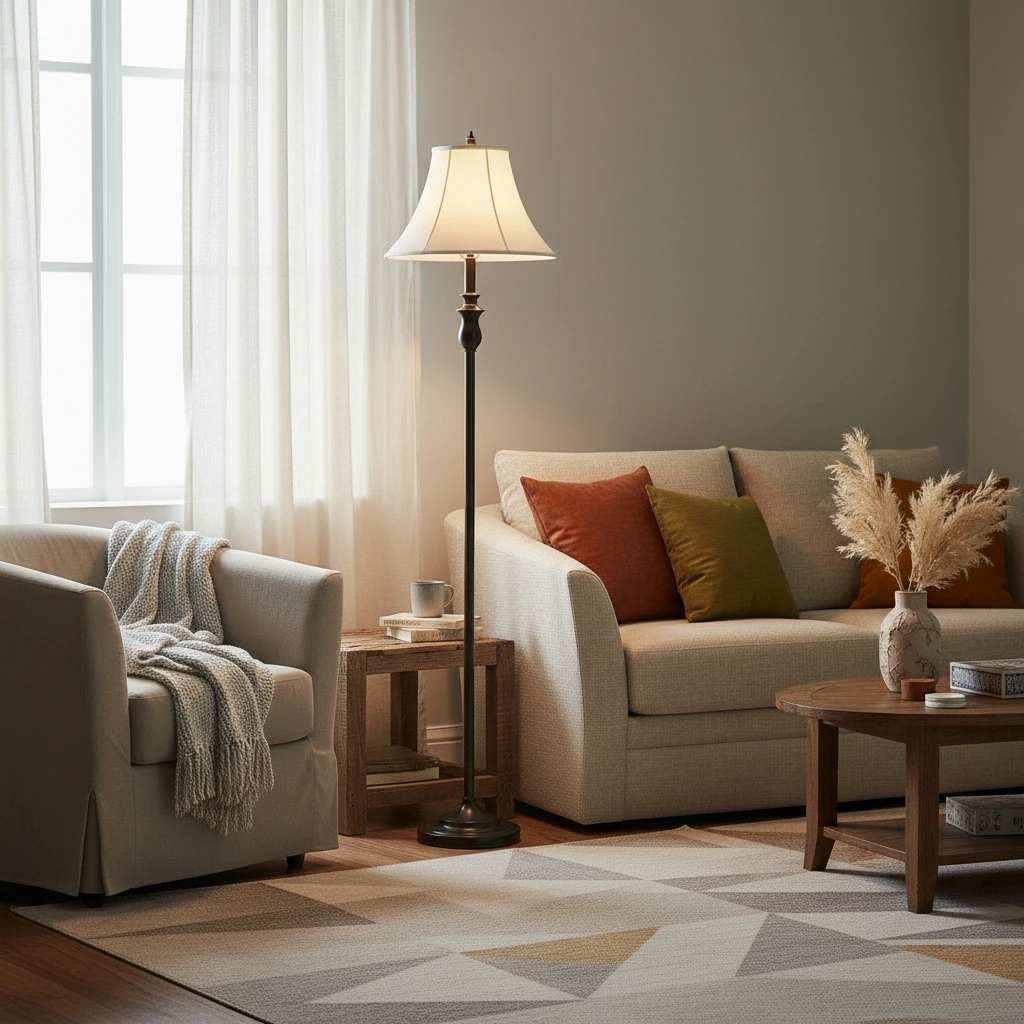 Escena de estilo de vida con montaje empotrado de porcelana