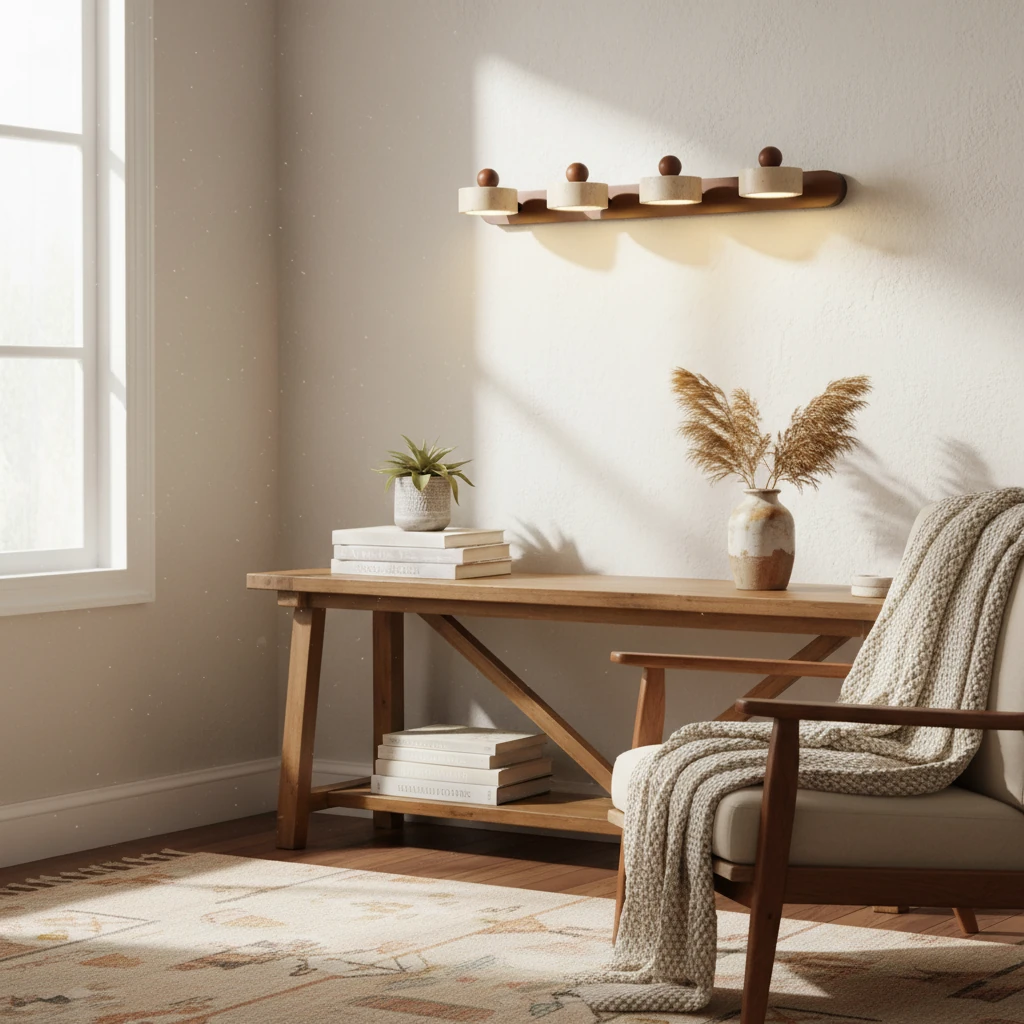 Scène de style de vie avec montage encastré en porcelaine