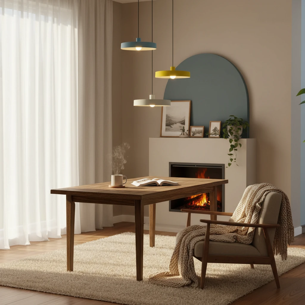 Porcelain flush mount lifestyle scene