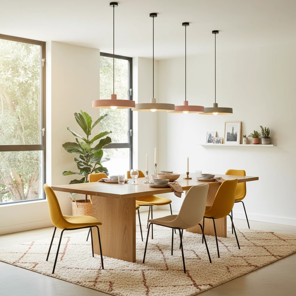 Porcelain flush mount lifestyle scene