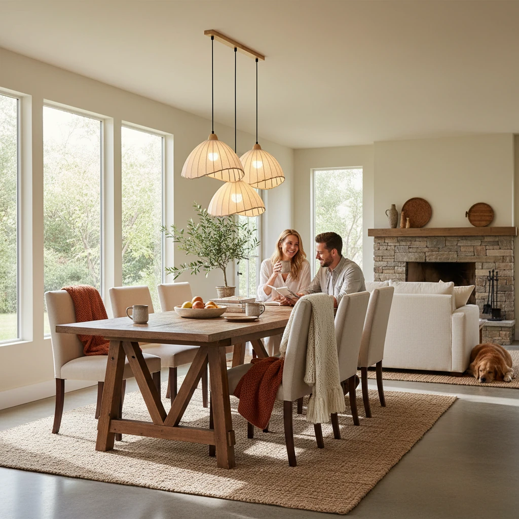 Porseleinen inbouw lifestyle-scène