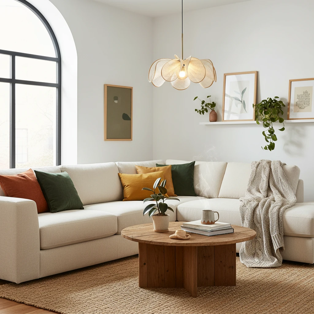 Porseleinen inbouwspiegel, lifestyle scène