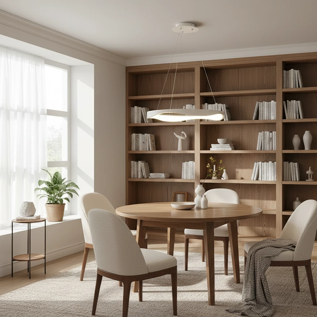 Scène de style de vie avec montage encastré en porcelaine
