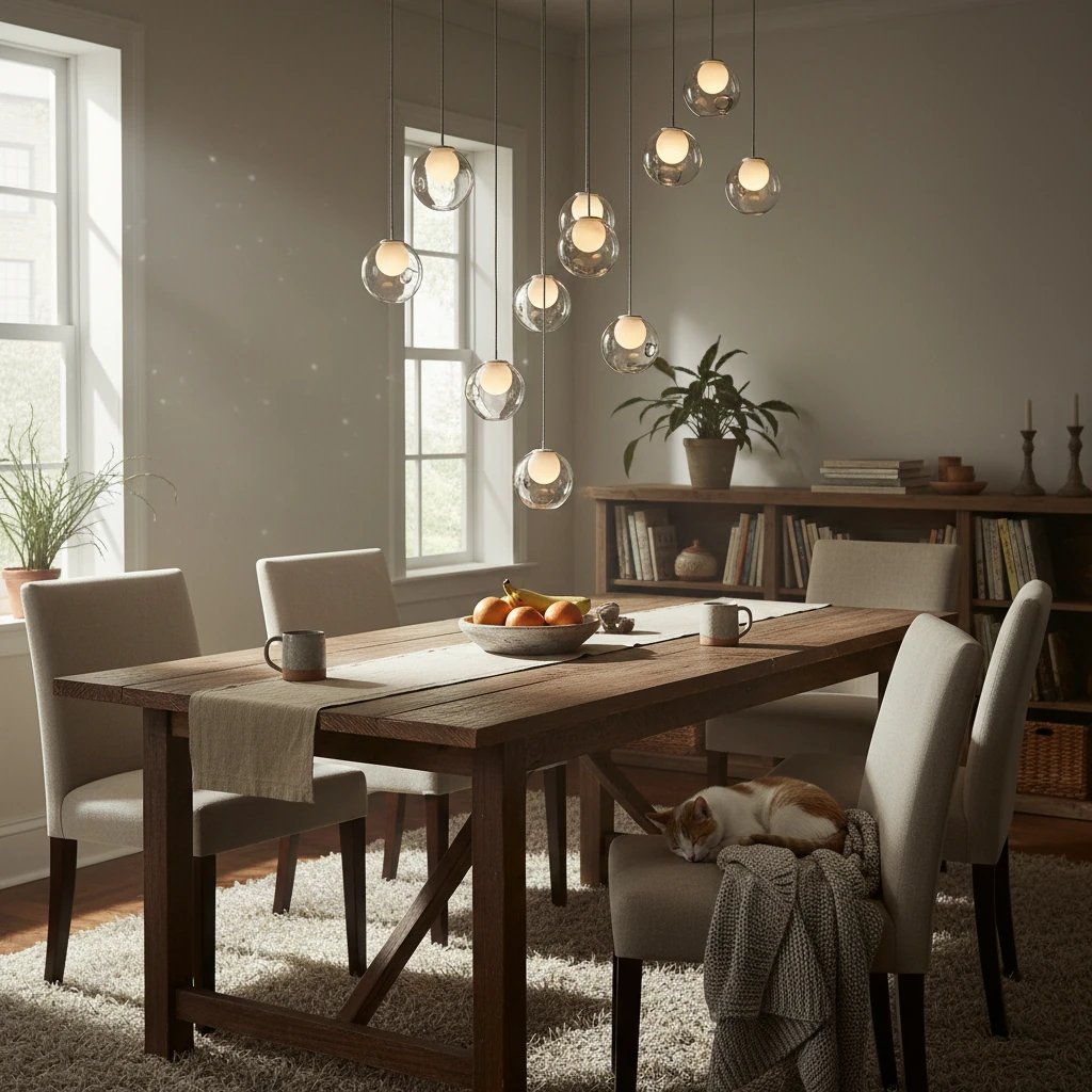 Porseleinen inbouw lifestyle-scène