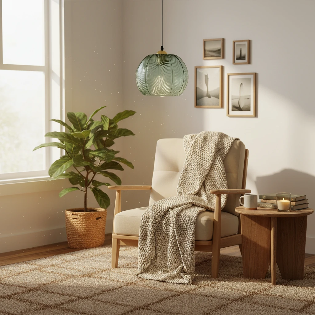 Escena de estilo de vida con montaje empotrado de porcelana
