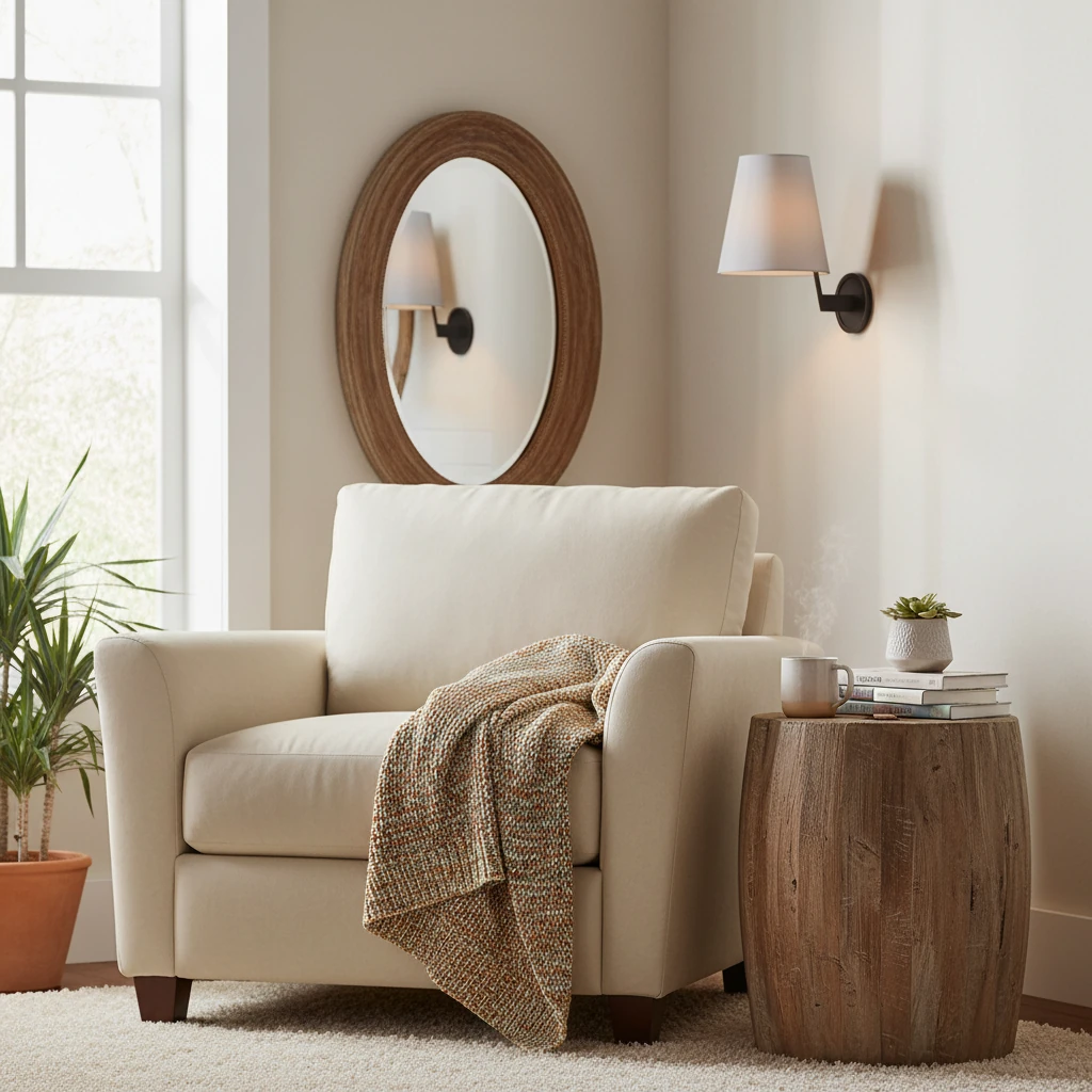 Porseleinen inbouw lifestyle-scène