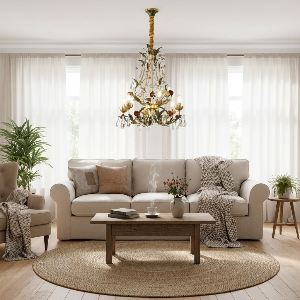 Porseleinen inbouw lifestyle-scène