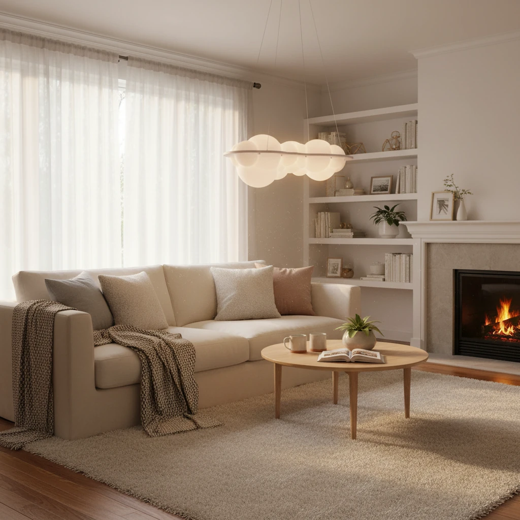 Porseleinen inbouw lifestyle-scène