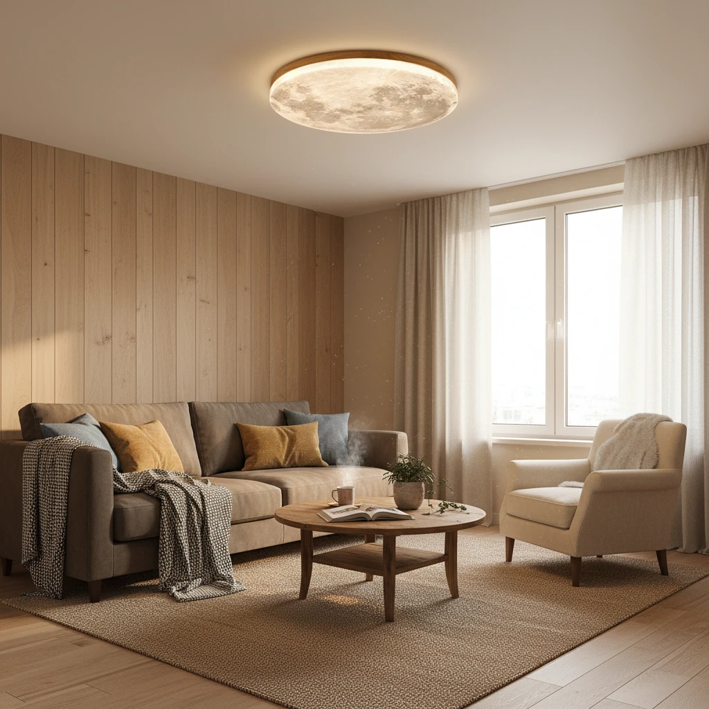 Porseleinen inbouwspiegel, lifestyle scène