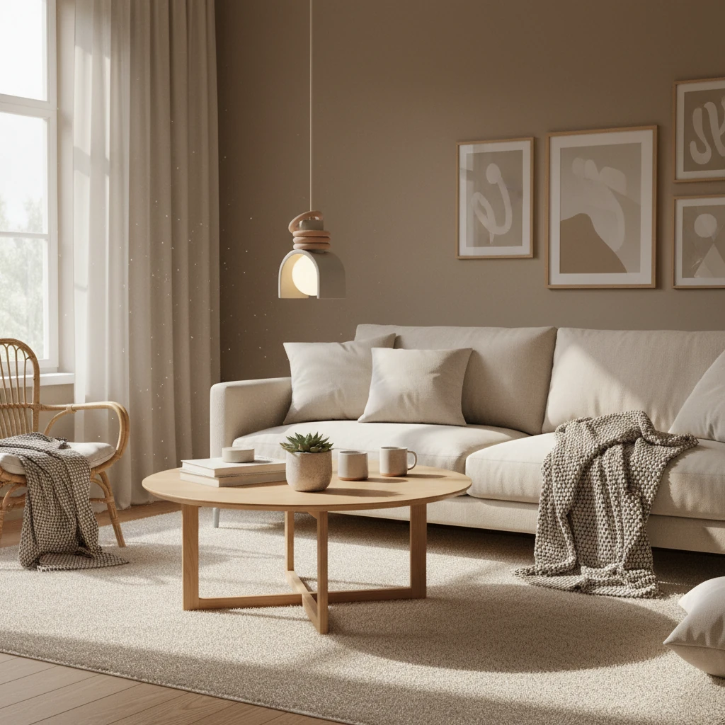 Porseleinen inbouw lifestyle-scène