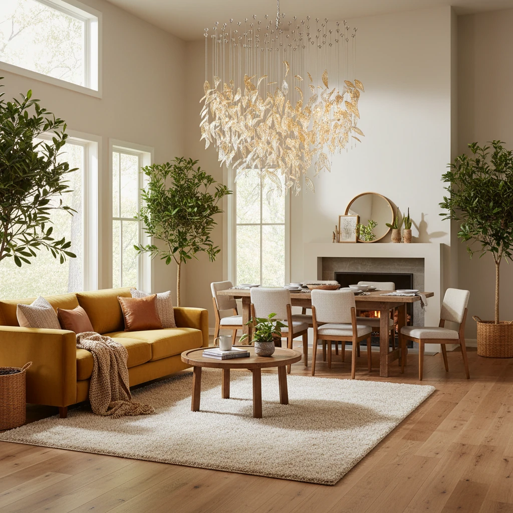 Porseleinen inbouw lifestyle-scène