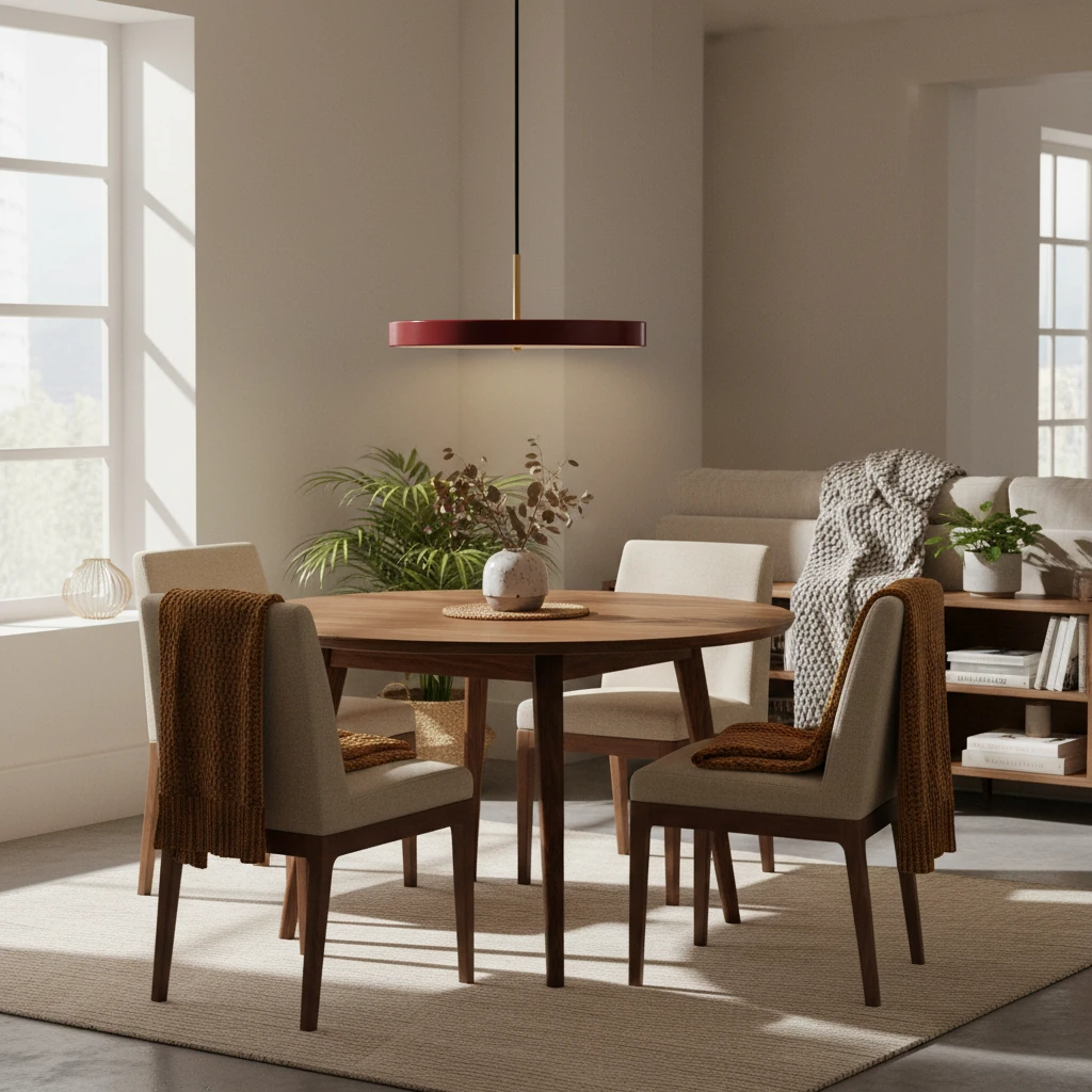 Porcelain flush mount lifestyle scene