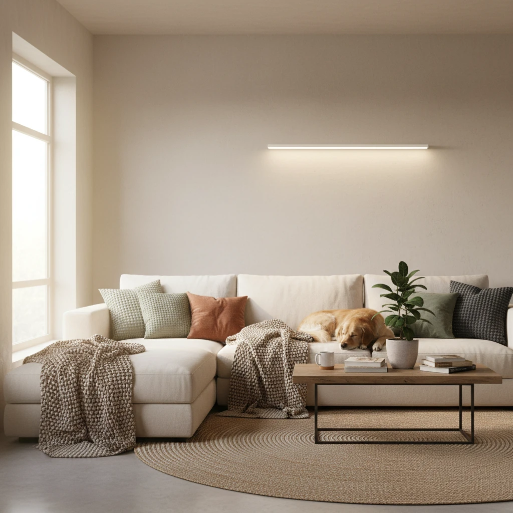 Porseleinen inbouw lifestyle-scène