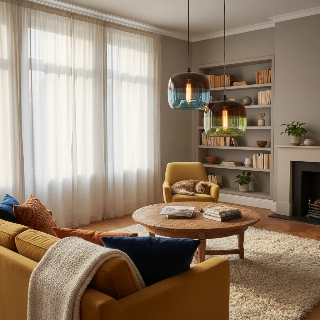Porseleinen inbouw lifestyle-scène