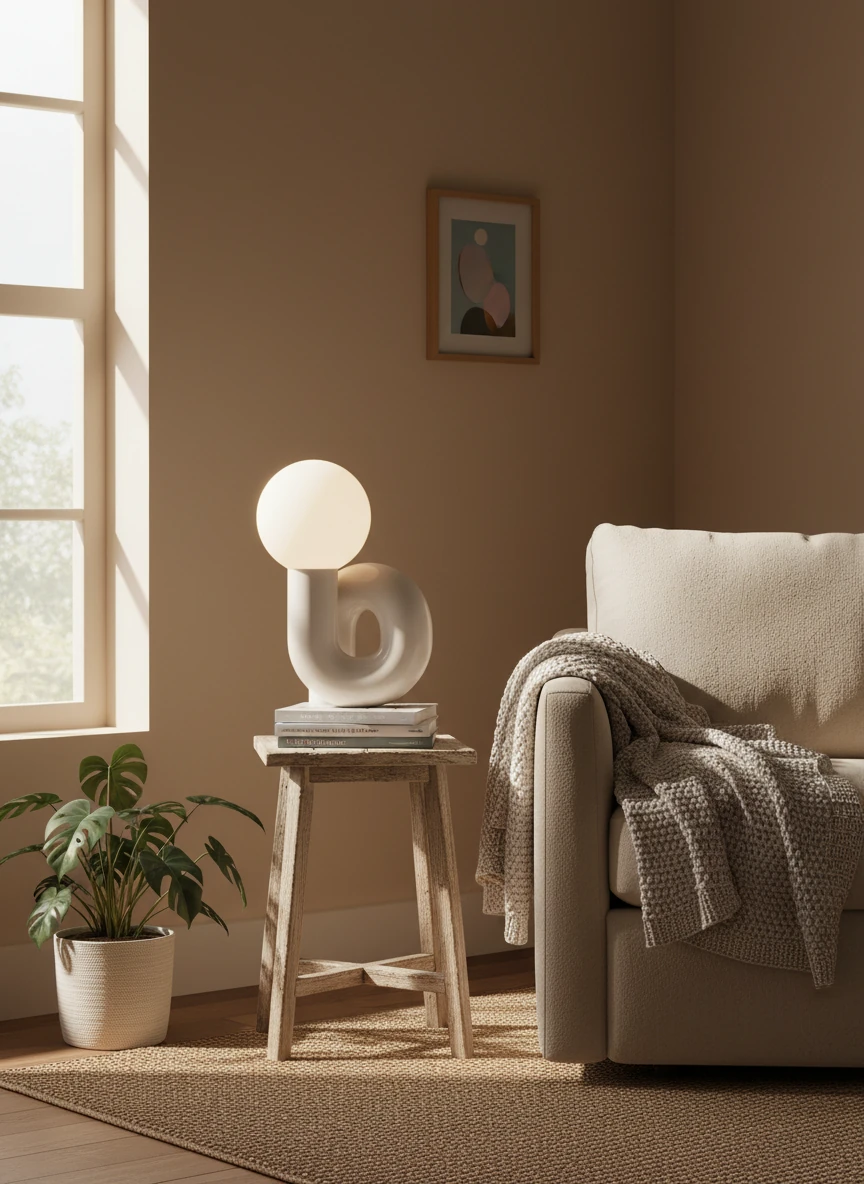 Porseleinen inbouw lifestyle-scène