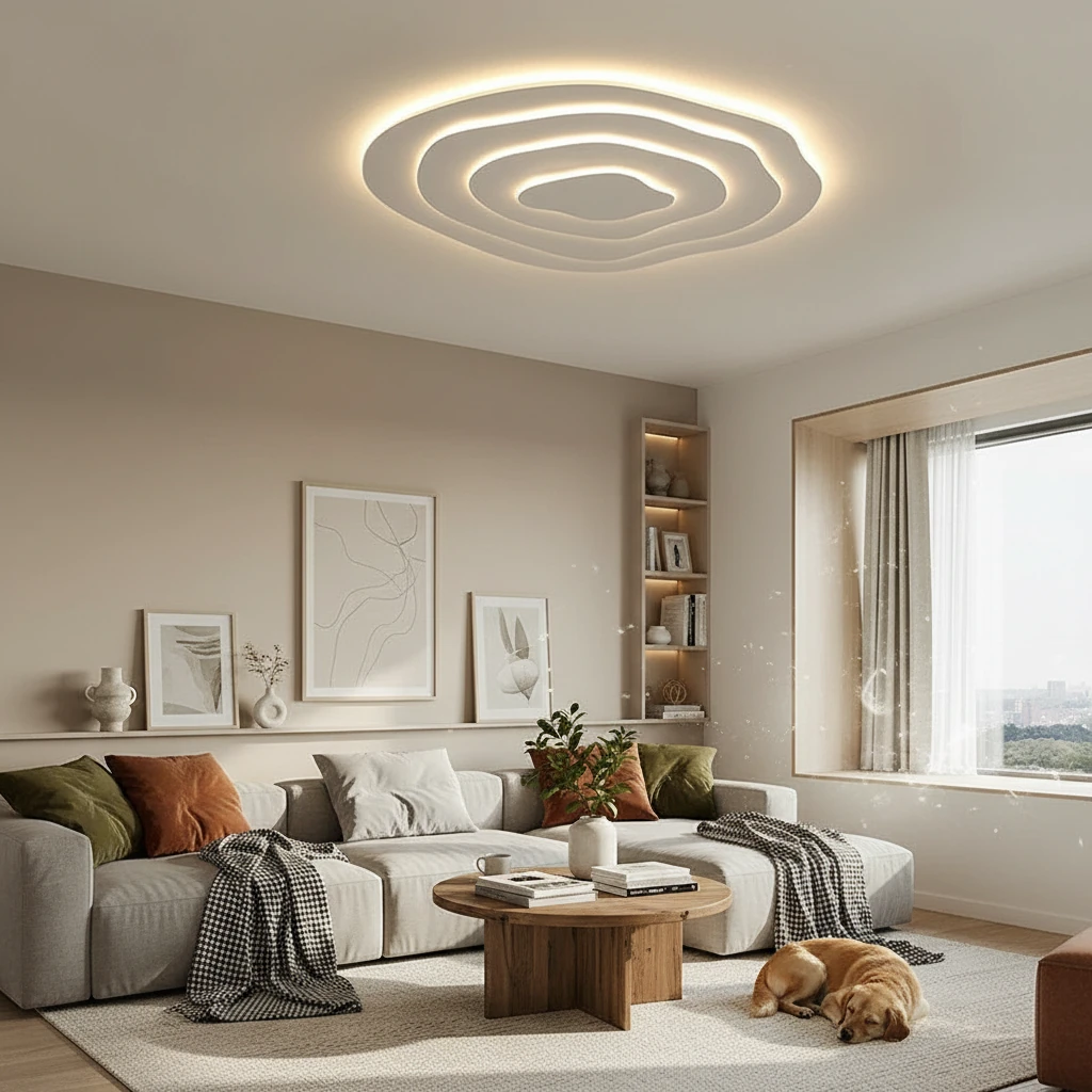 Porseleinen inbouw lifestyle-scène