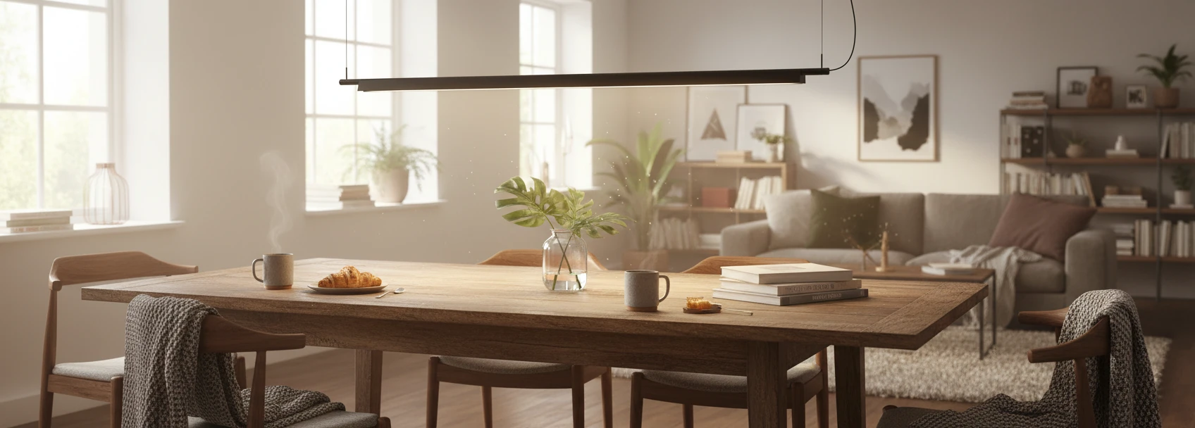 Porcelain flush mount lifestyle scene