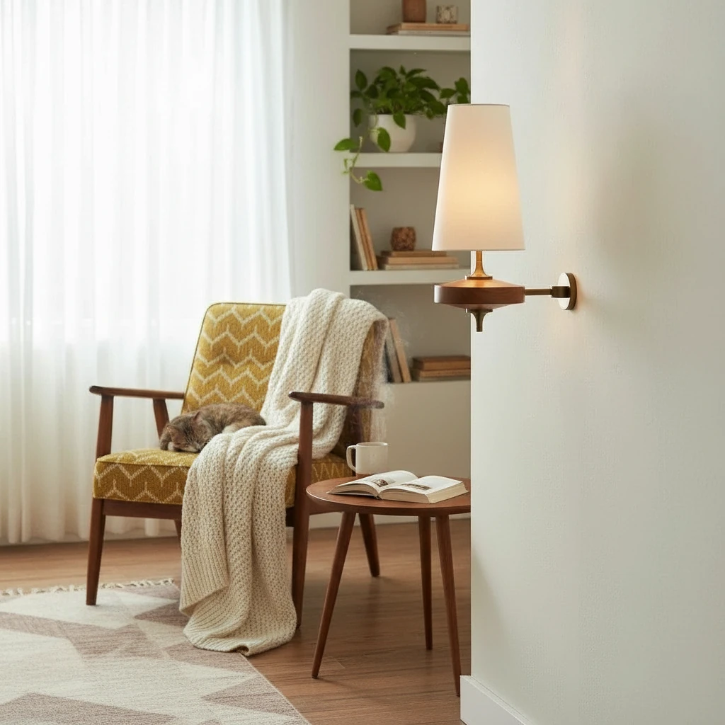 Porcelain flush mount lifestyle scene