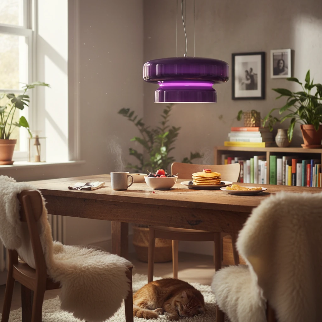 Scène de style de vie avec montage encastré en porcelaine