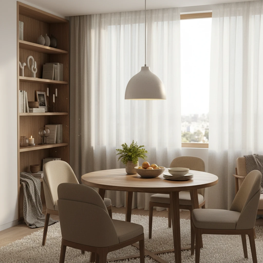 Porseleinen inbouw lifestyle-scène