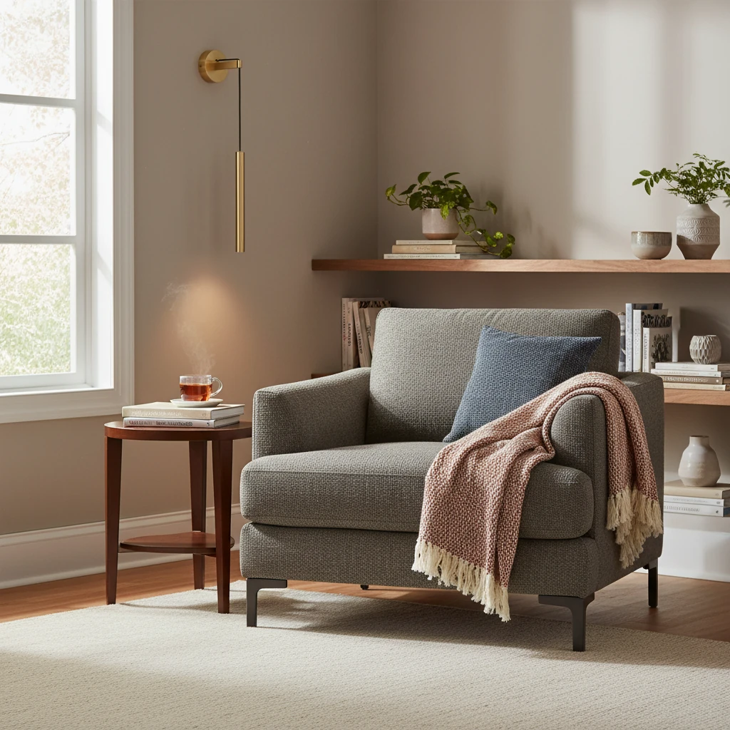 Porseleinen inbouw lifestyle-scène