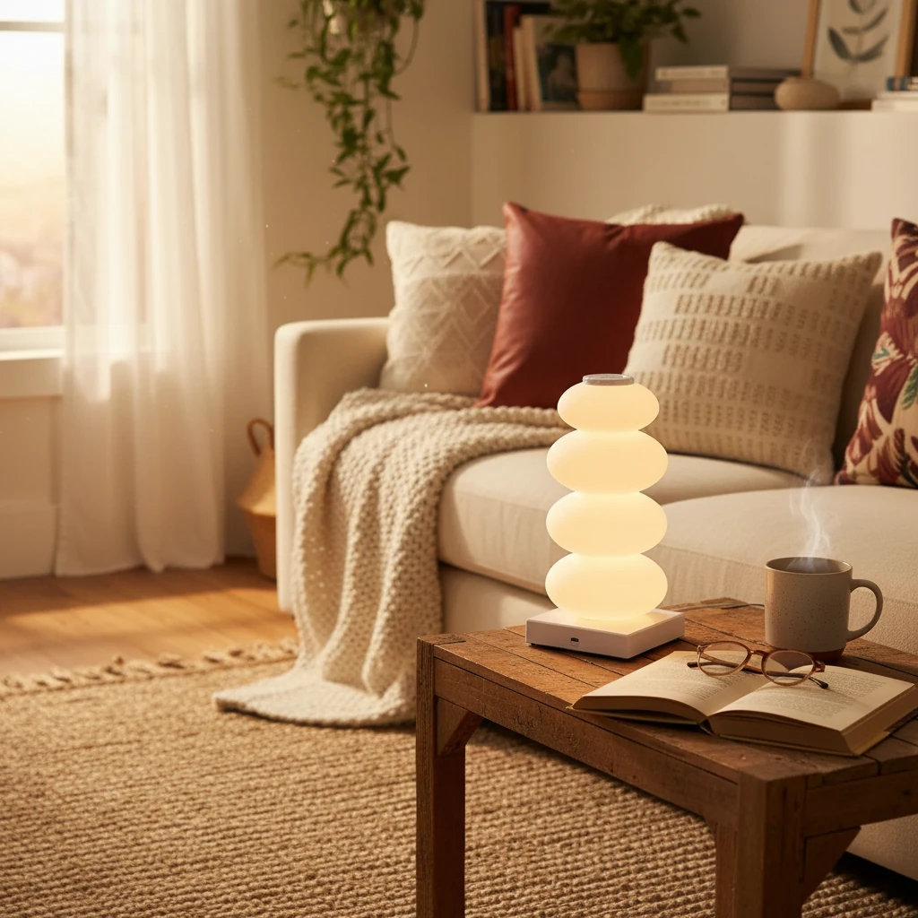 Porcelain flush mount lifestyle scene
