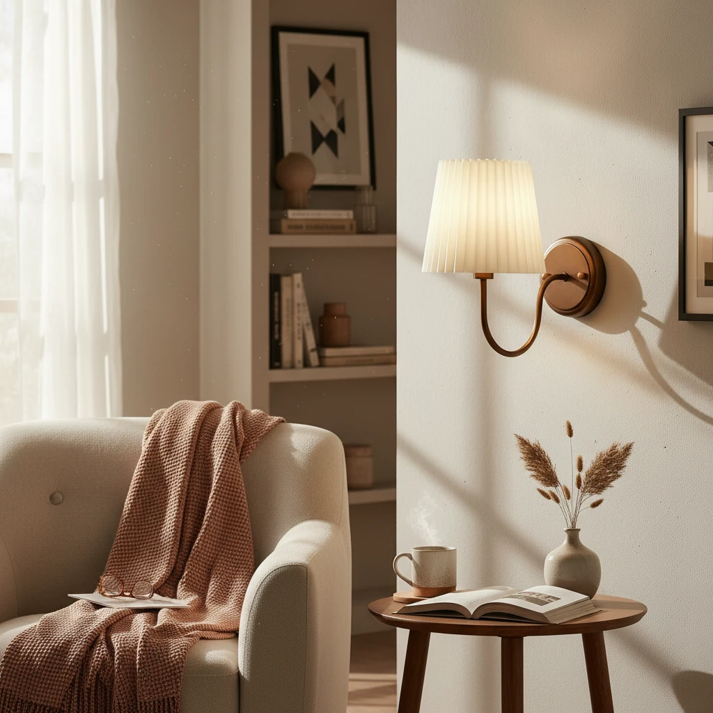 Porcelain flush mount lifestyle scene