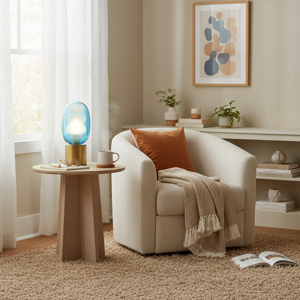 Porseleinen inbouw lifestyle-scène