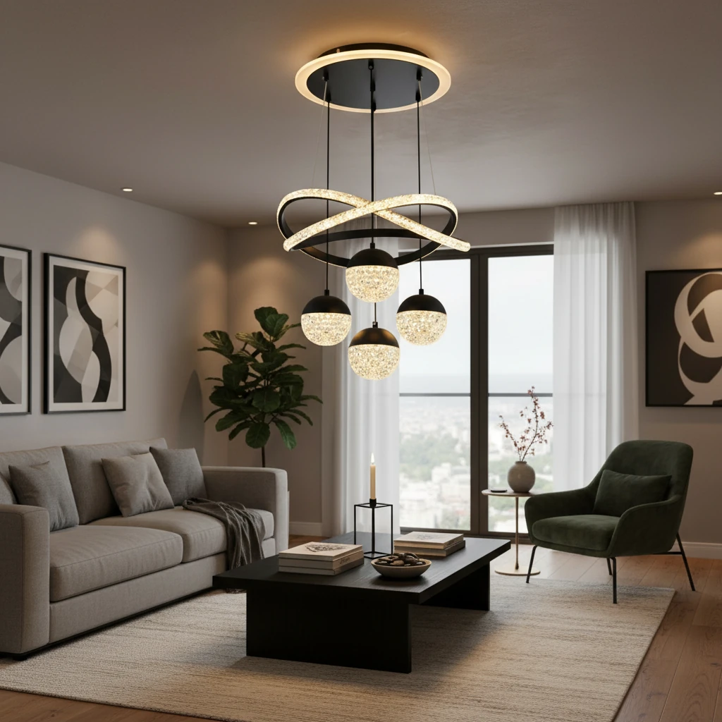 Porcelain flush mount lifestyle scene