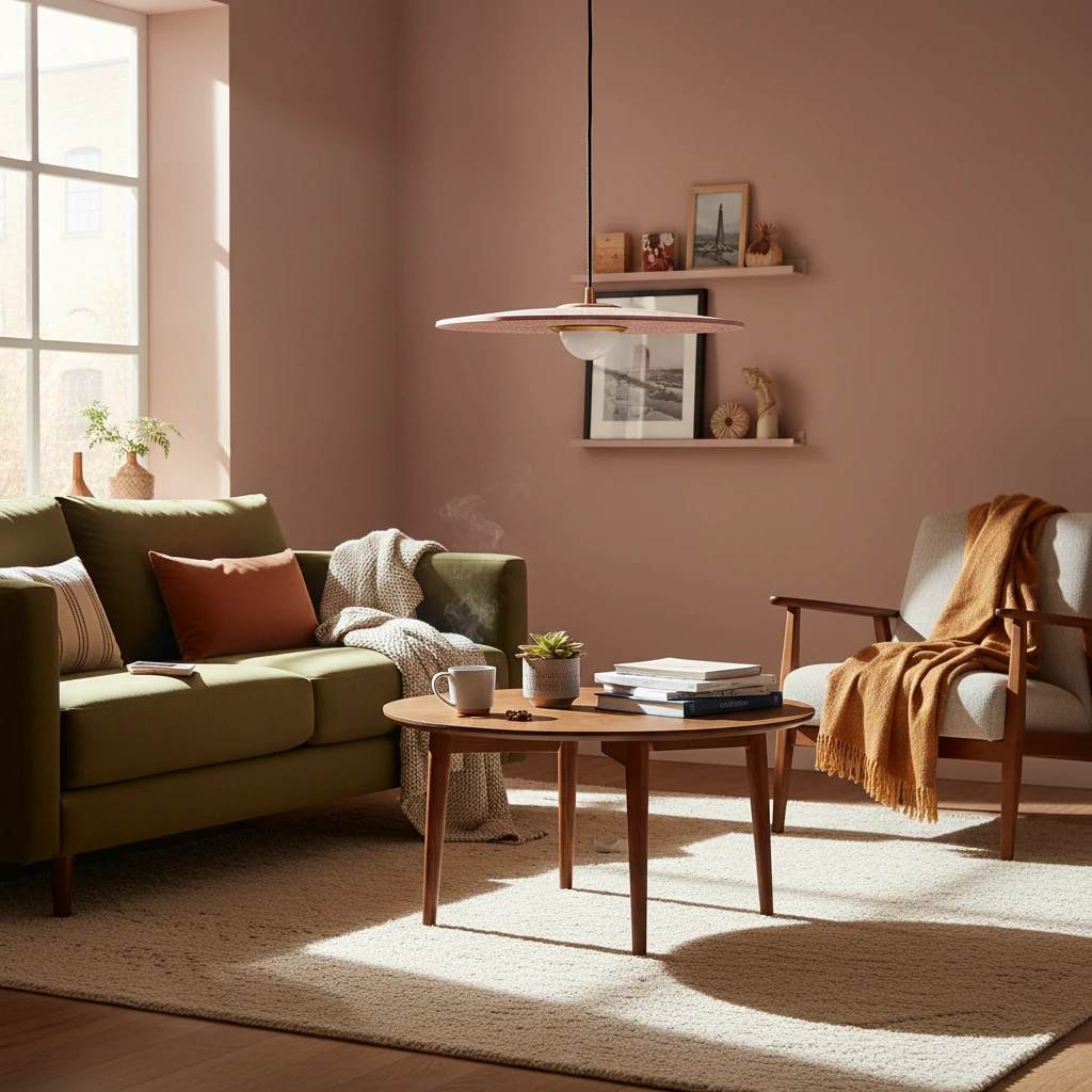 Porseleinen inbouw lifestyle-scène